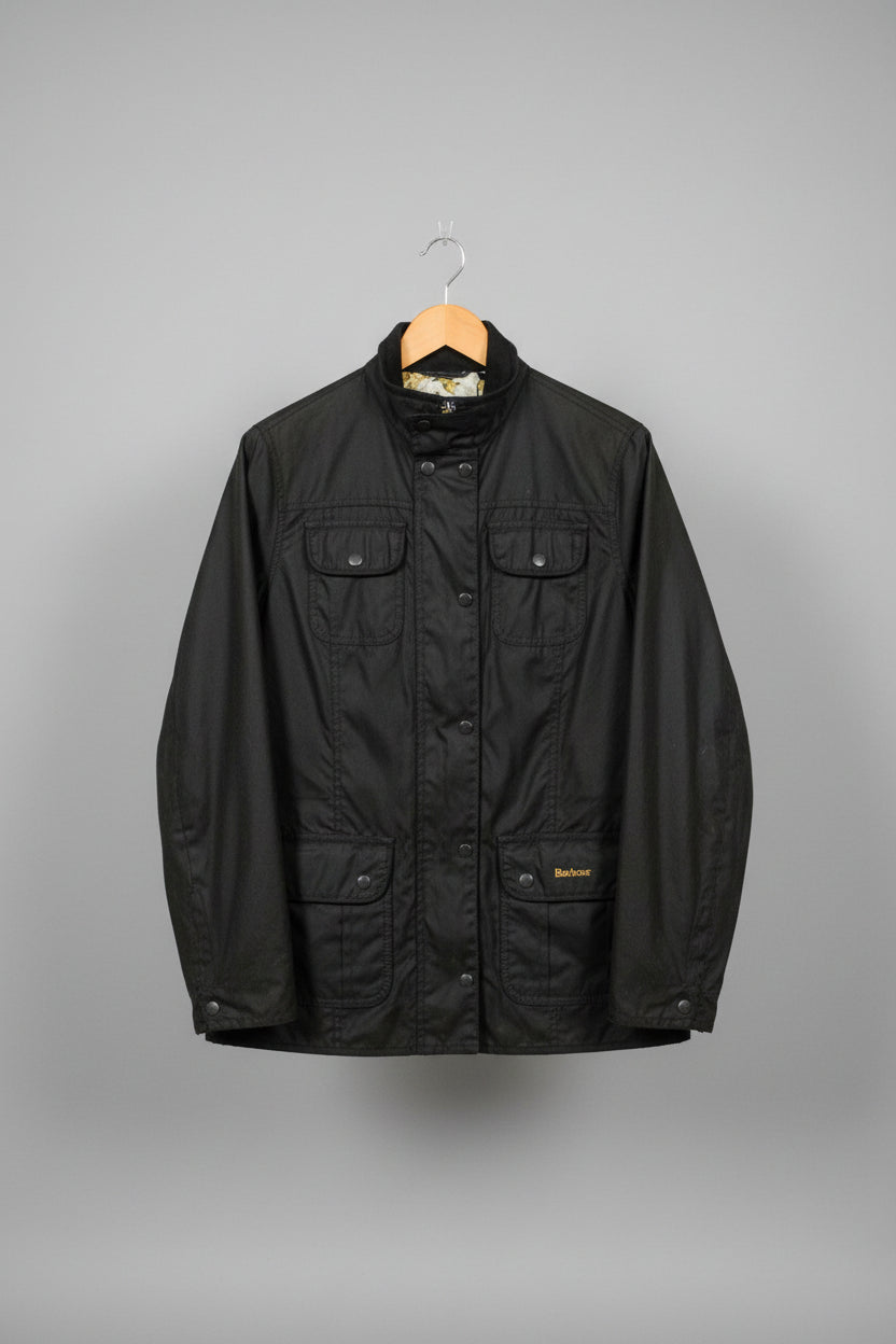 Womens Black Barbour Liberty Wax Jacket Size 14 more like 12