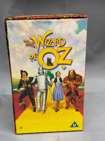 The Wizard of Oz Presentation Pack VHS Puzzle Card Game Sealed Cassette Judy Garland
