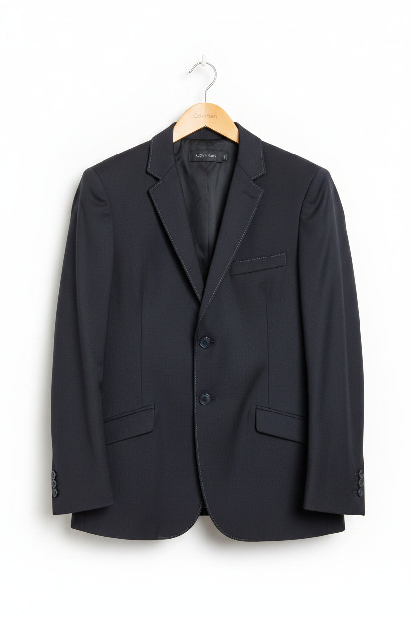 BNWT Calvin Klein Black Blazer (S) UK 8 EU 36 Jacket Double Breasted - NEW