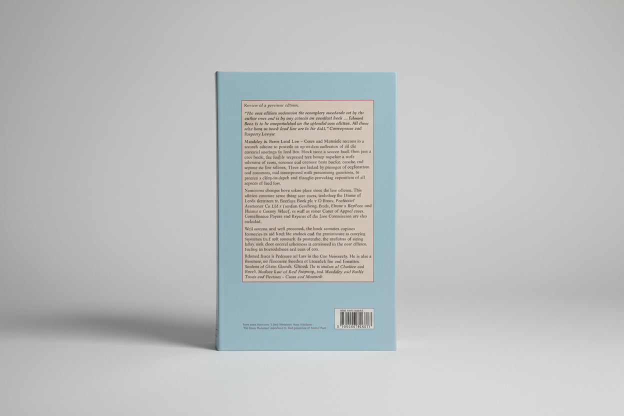 Maudsley and Burns Land Law Cases and Materials, by EH Burn 7th edition
