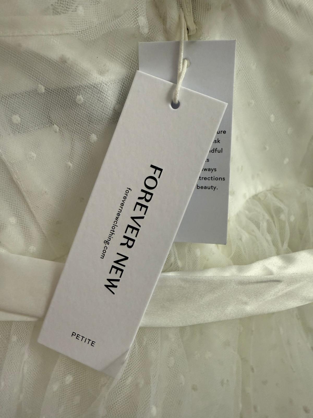 BNWT Forever New Buffy Petite Tulle Mini Dress UK 4 EU 32 Party Dress