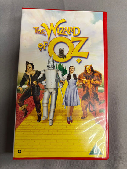 The Wizard of Oz Presentation Pack VHS Puzzle Card Game Sealed Cassette Judy Garland
