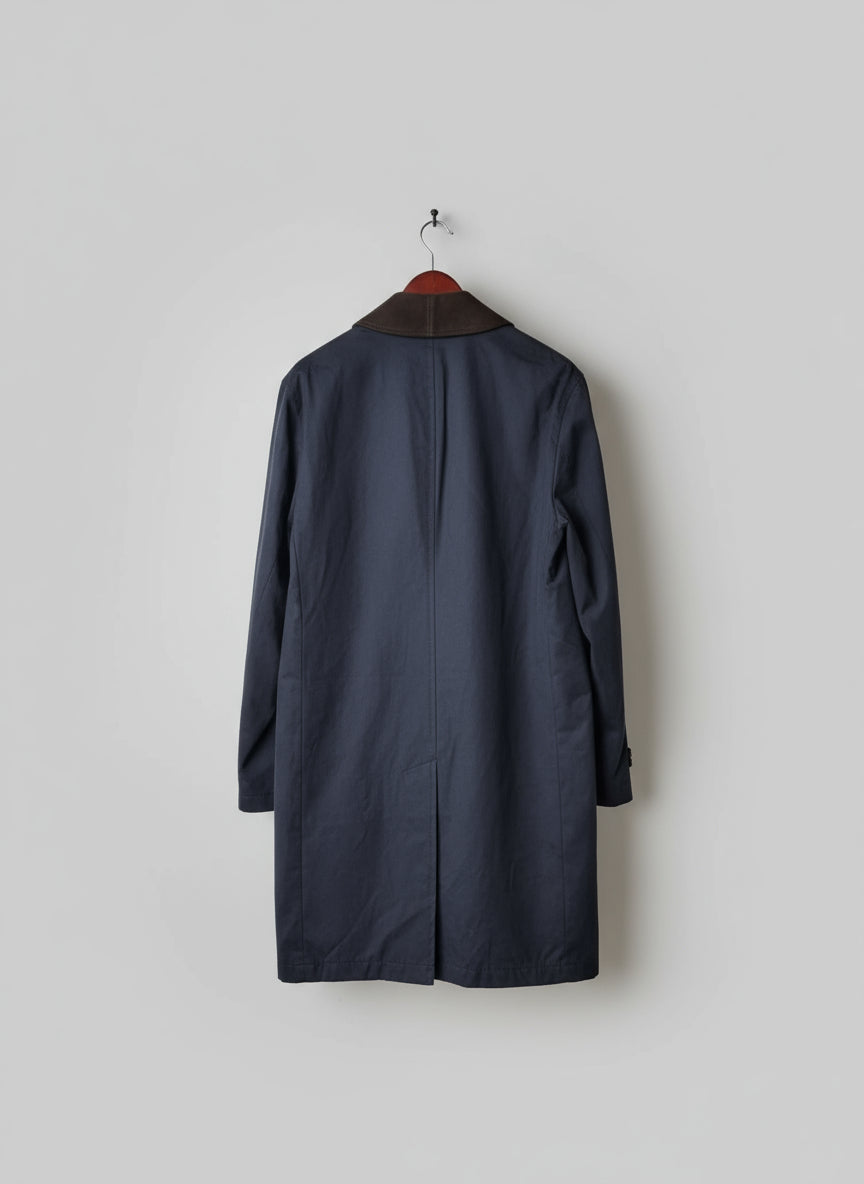 Marks and Spencer leather collar rain coat