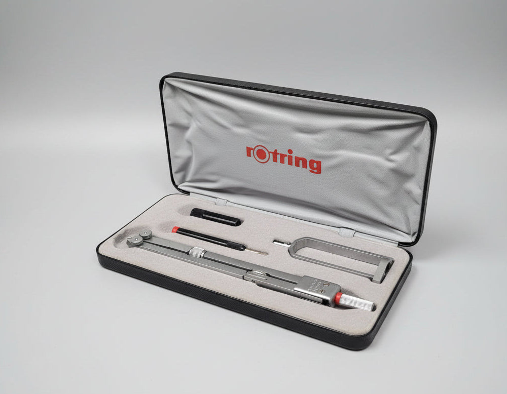 Rotring Telescopic Lengthening Bar for Circles Up to 500mm - Compass Set - In Case & Box