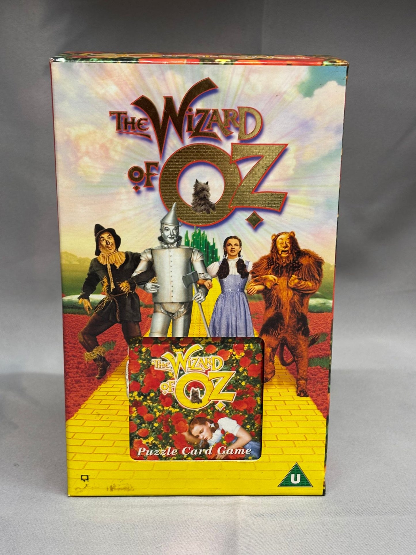 The Wizard of Oz Presentation Pack VHS Puzzle Card Game Sealed Cassette Judy Garland