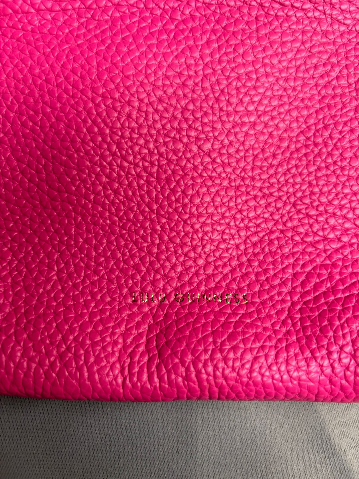 LuLu Guinness Pink Clutch Bag Dustbag