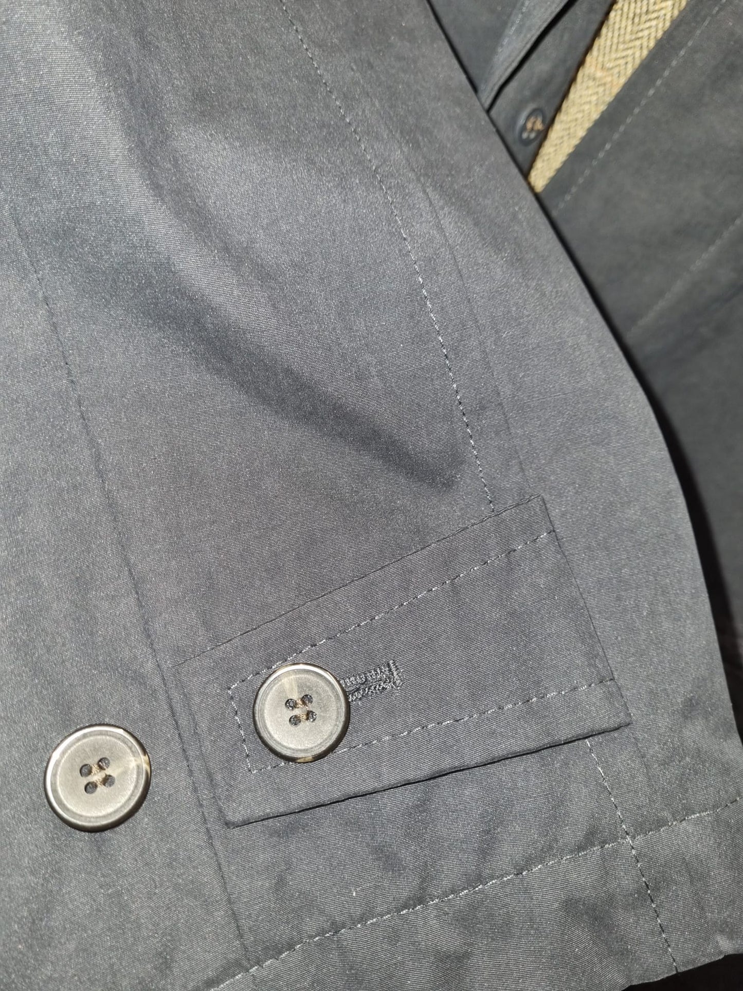 Marks and Spencer leather collar rain coat