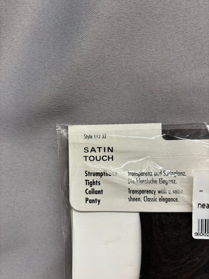 Wolford Satin Touch Black Tights Size Small