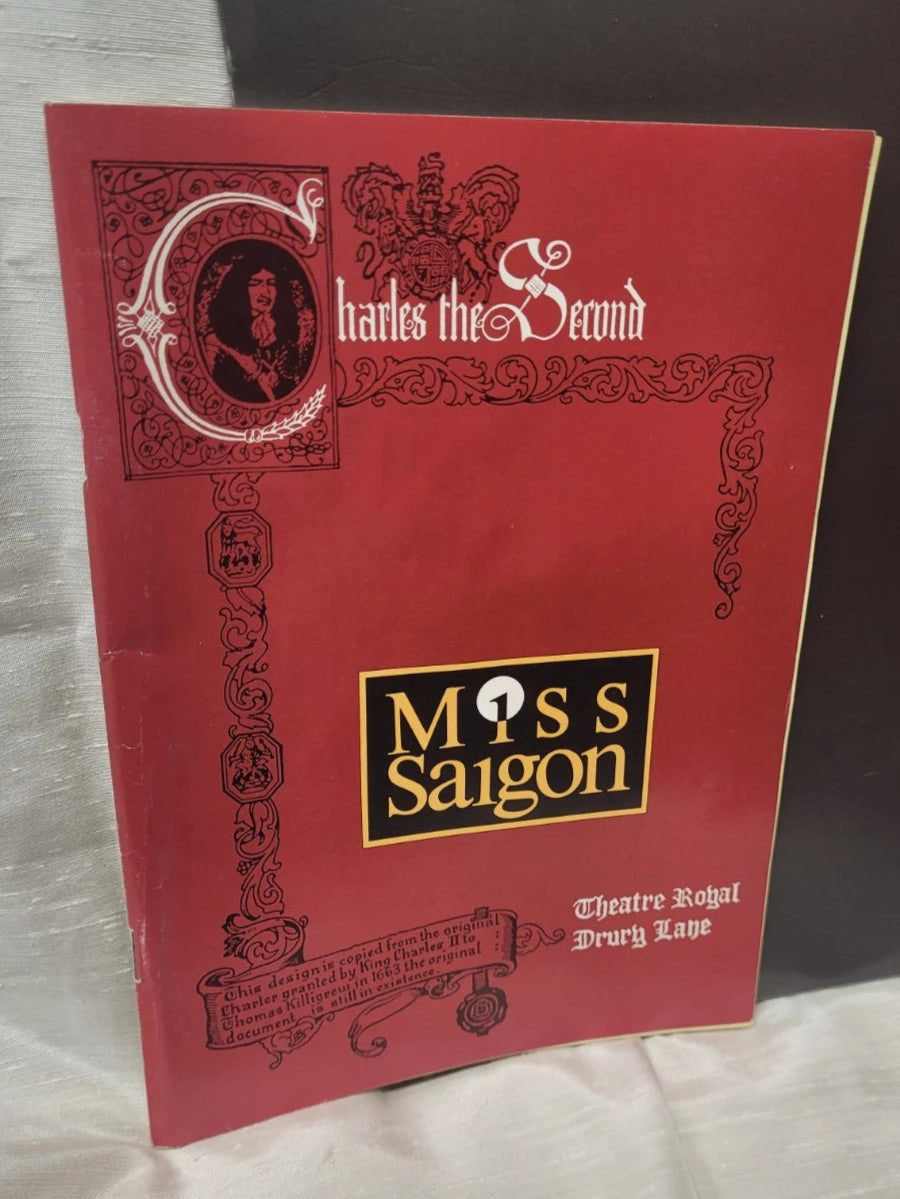 MISS SAIGON Signed Theatre Programme Books x 2 Royal Drury Lane