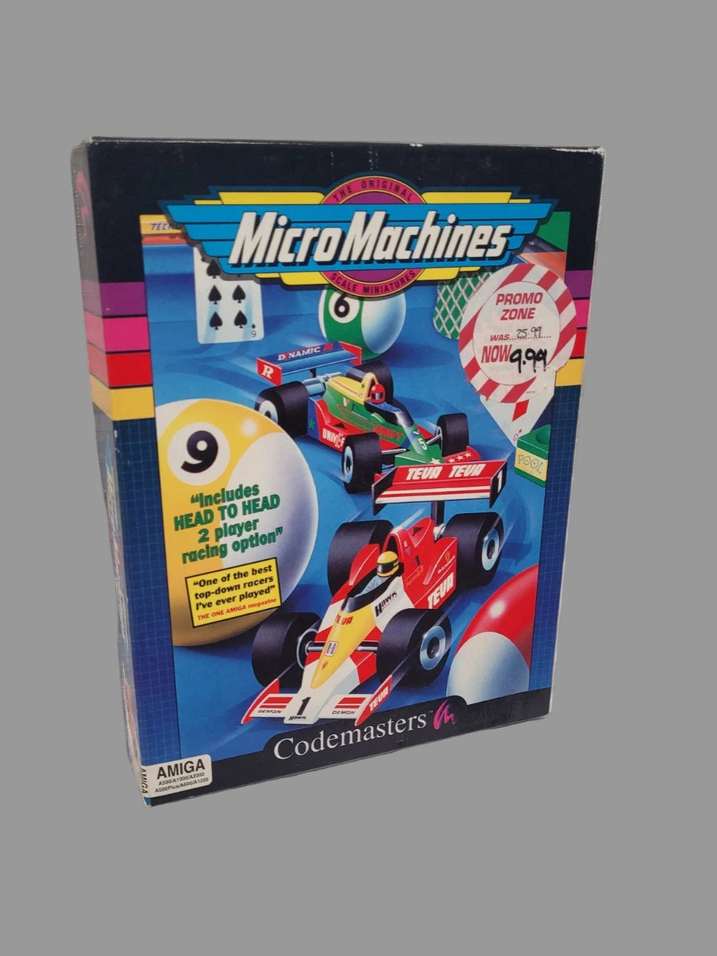 Micro Machines - SEGA Master System - The Game World - Amiga Boxed - UNTESTED