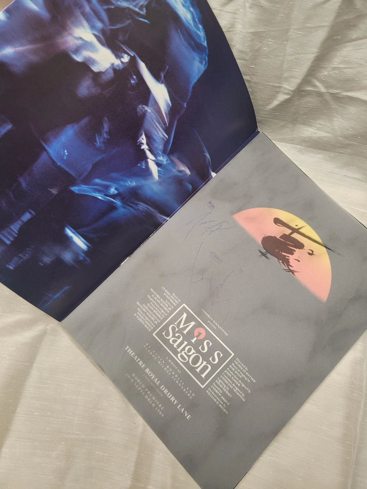 MISS SAIGON Signed Theatre Programme Books x 2 Royal Drury Lane