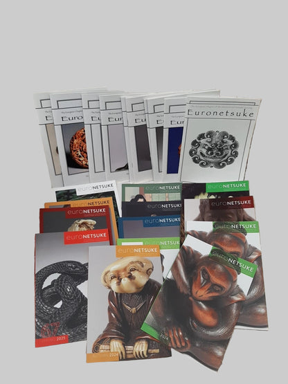 Euronetsuke Newsletters Magazines Netsuke winter 2005-Spring 2025 X22 editions