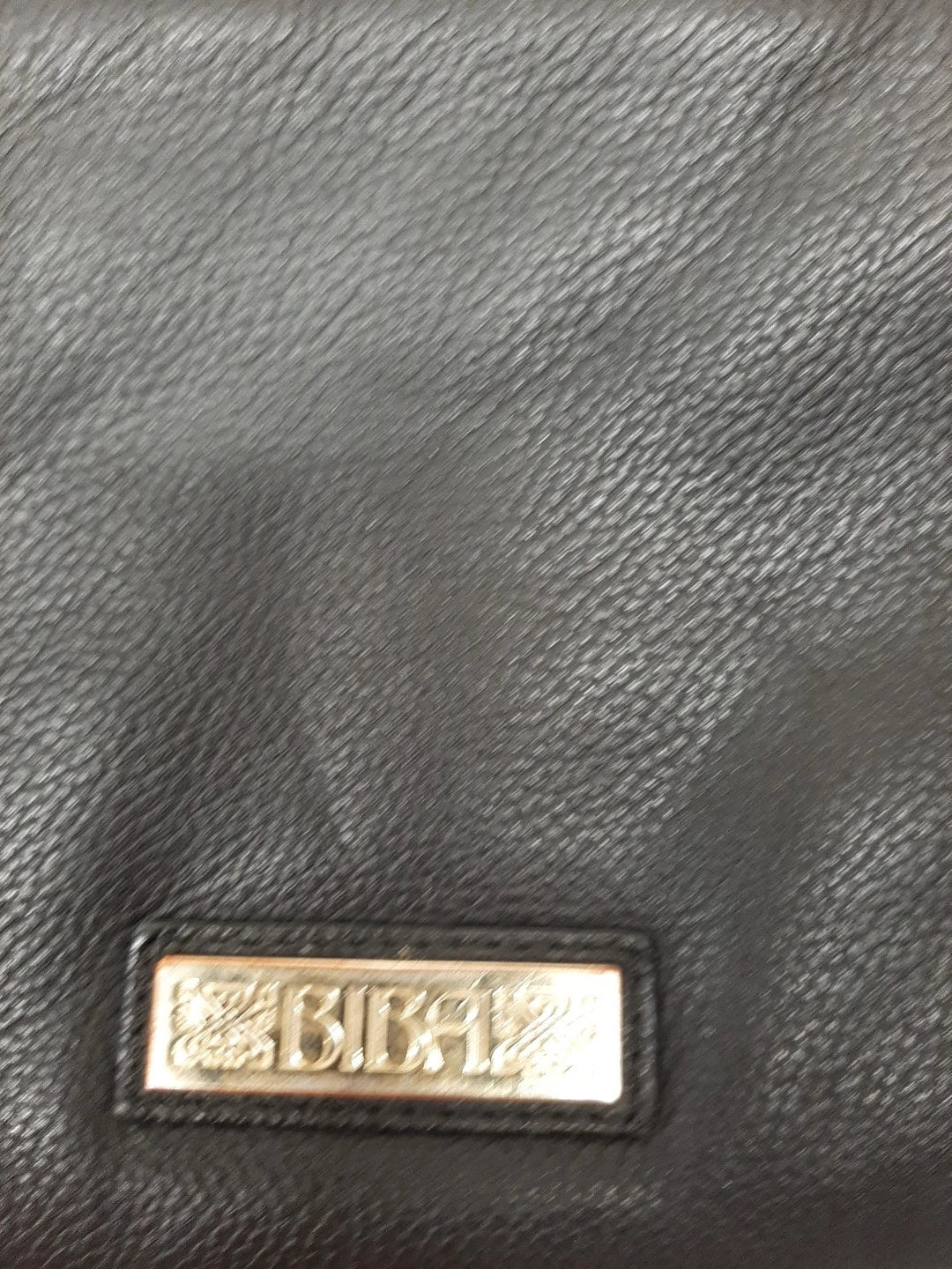 Biba Vintage Crossbody Bag Small Black Leather with long adjustable strap