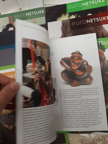 Euronetsuke Newsletters Magazines Netsuke winter 2005-Spring 2025 X22 editions
