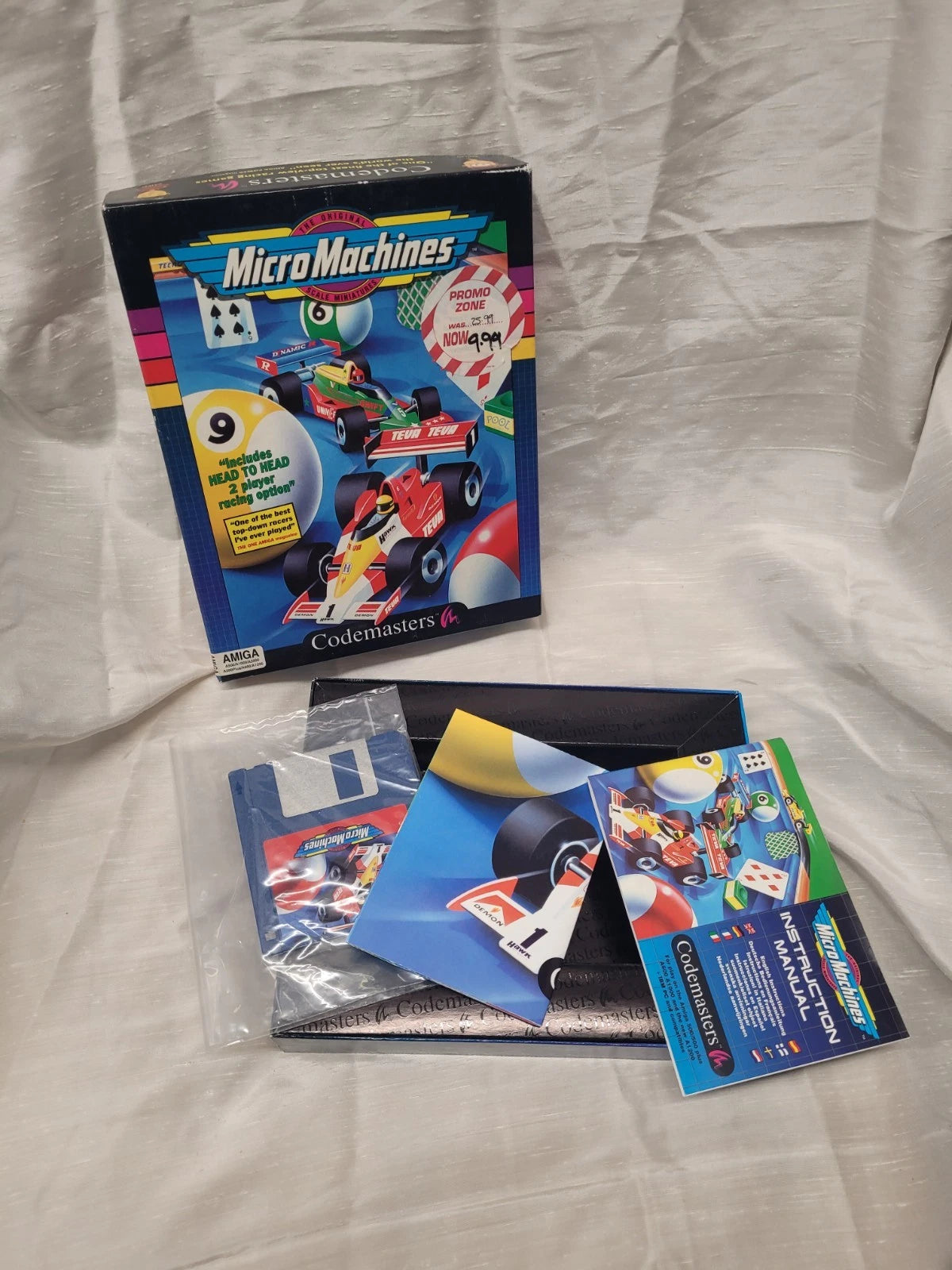 Micro Machines - SEGA Master System - The Game World - Amiga Boxed - UNTESTED