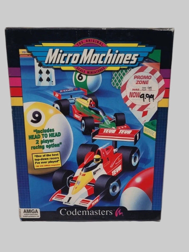 Micro Machines - SEGA Master System - The Game World - Amiga Boxed - UNTESTED