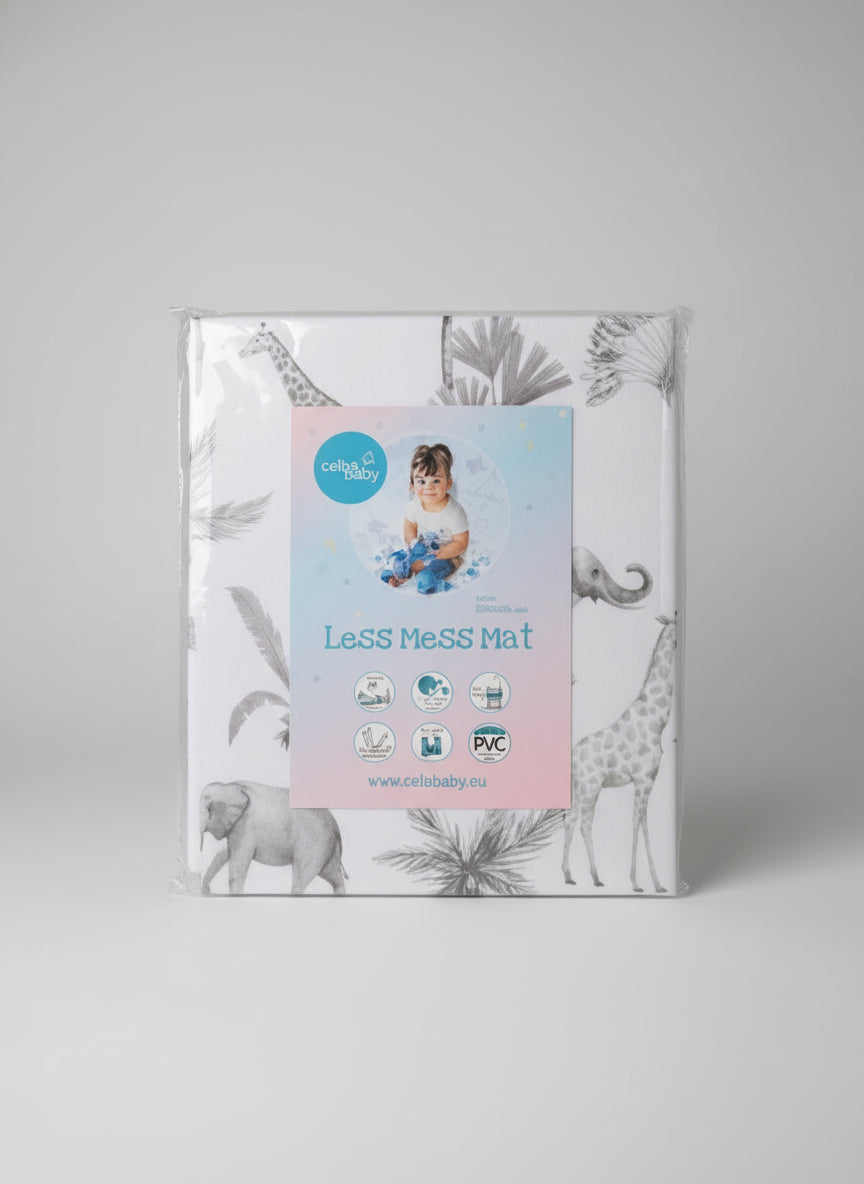 BNWT Ceba Baby Less Mess Waterproof Mat Size 120 x 120 CM