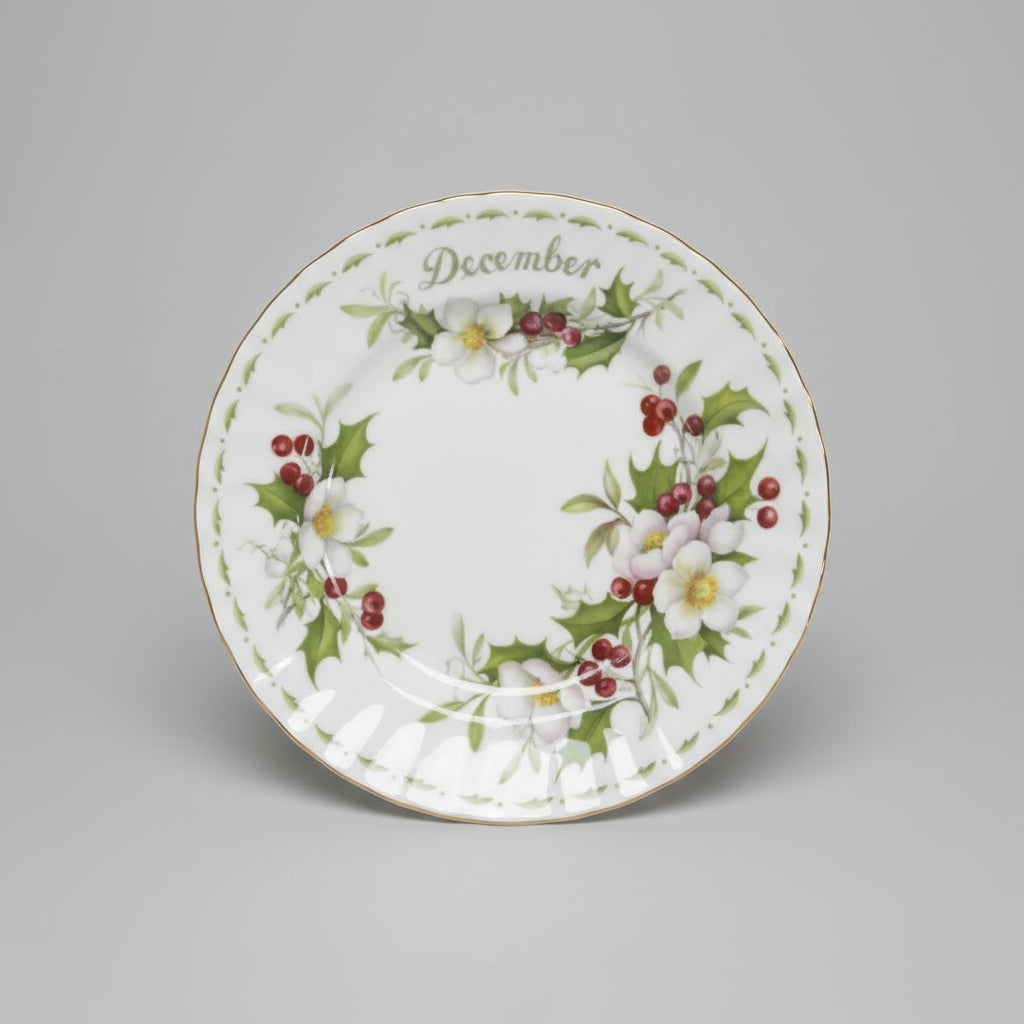 Royal Albert Flower Of The Month December Christmas Rose set