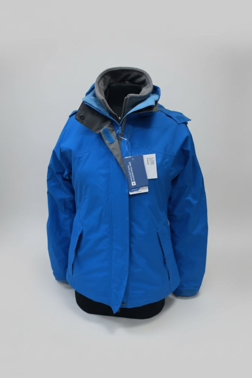 Mountain Warehouse Womens 3 in 1 Waterproof Jacket Coat Detachable Fleece Ladies