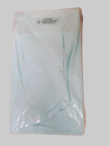 Brand New Mama Designs Organic Fitted Sheet - Moses Basket - 73 x 30CM - Blue