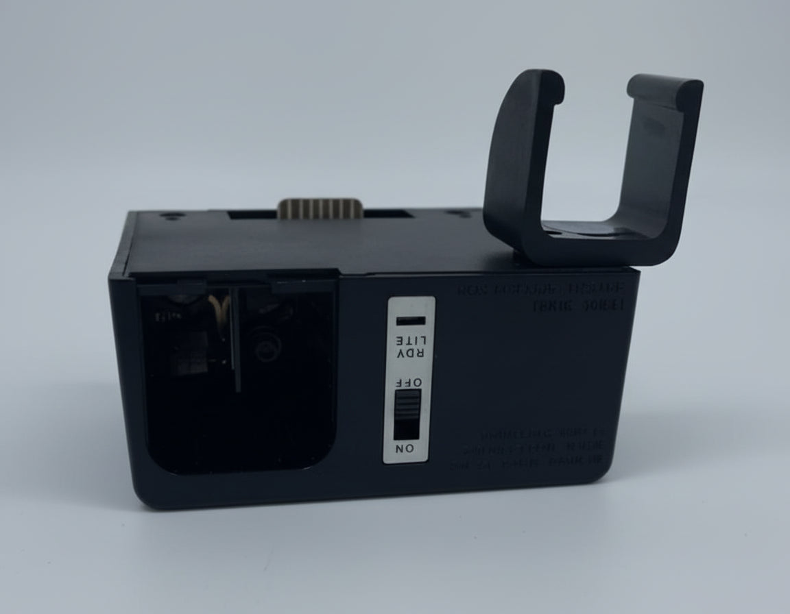 Vintage Polaroid One Step Land Camera W/Strap Rainbow Stripe And ITT Magicflash