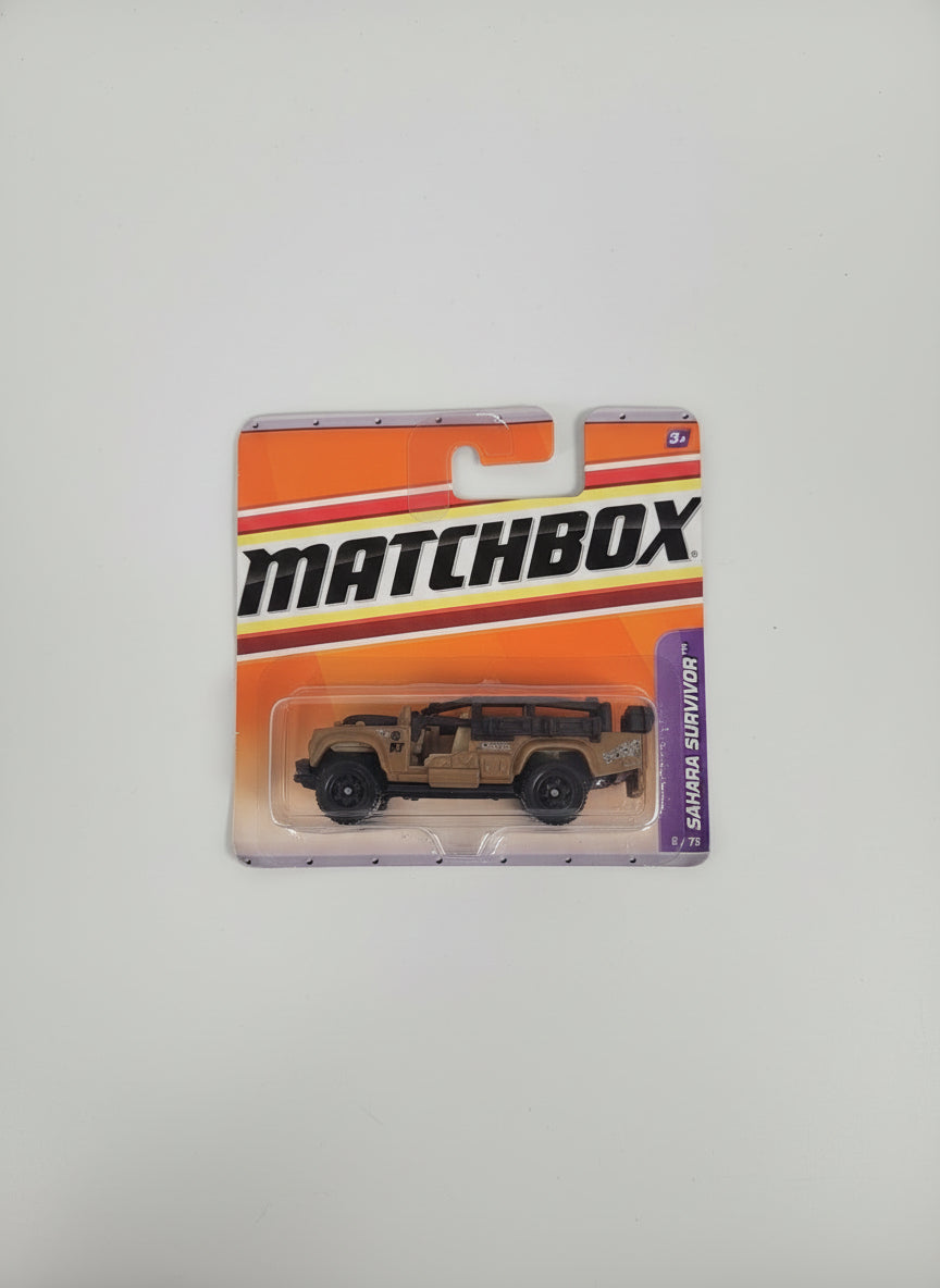 Matchbox Sahara Survivor 8/75 Brown Truck