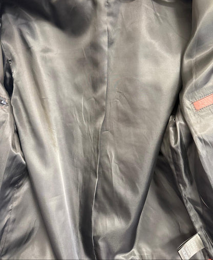 Schaffen Red Camel Leather Jacket (3) Size 3 Medium - Zipped Biker - GOOD USED CONDITION