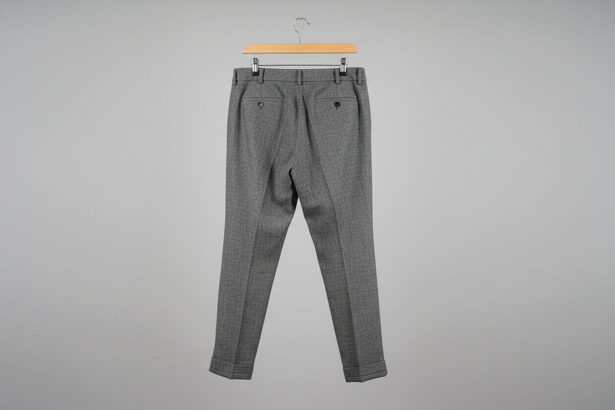 Max Mara Weekend Trouser Suit UK 14 EU 42 Grey Wool-Blend Blazer Jacket Co-Ord Set