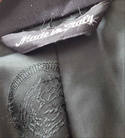 Versus Gianni Versace Black Blazer - Size 38/48 - Medium - Double Breasted Jacket
