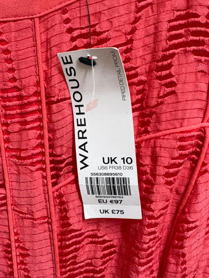Spotlight by Warehouse Coral sleeveless dress SIZE 10 BNWT