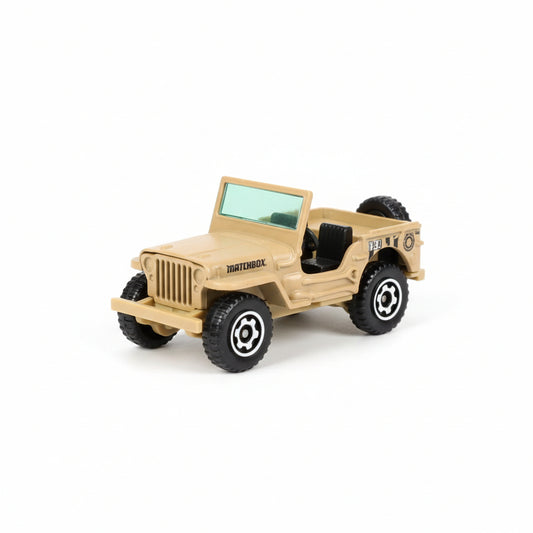 Matchbox Jeep Willys 61/75 Beige Open Top Truck