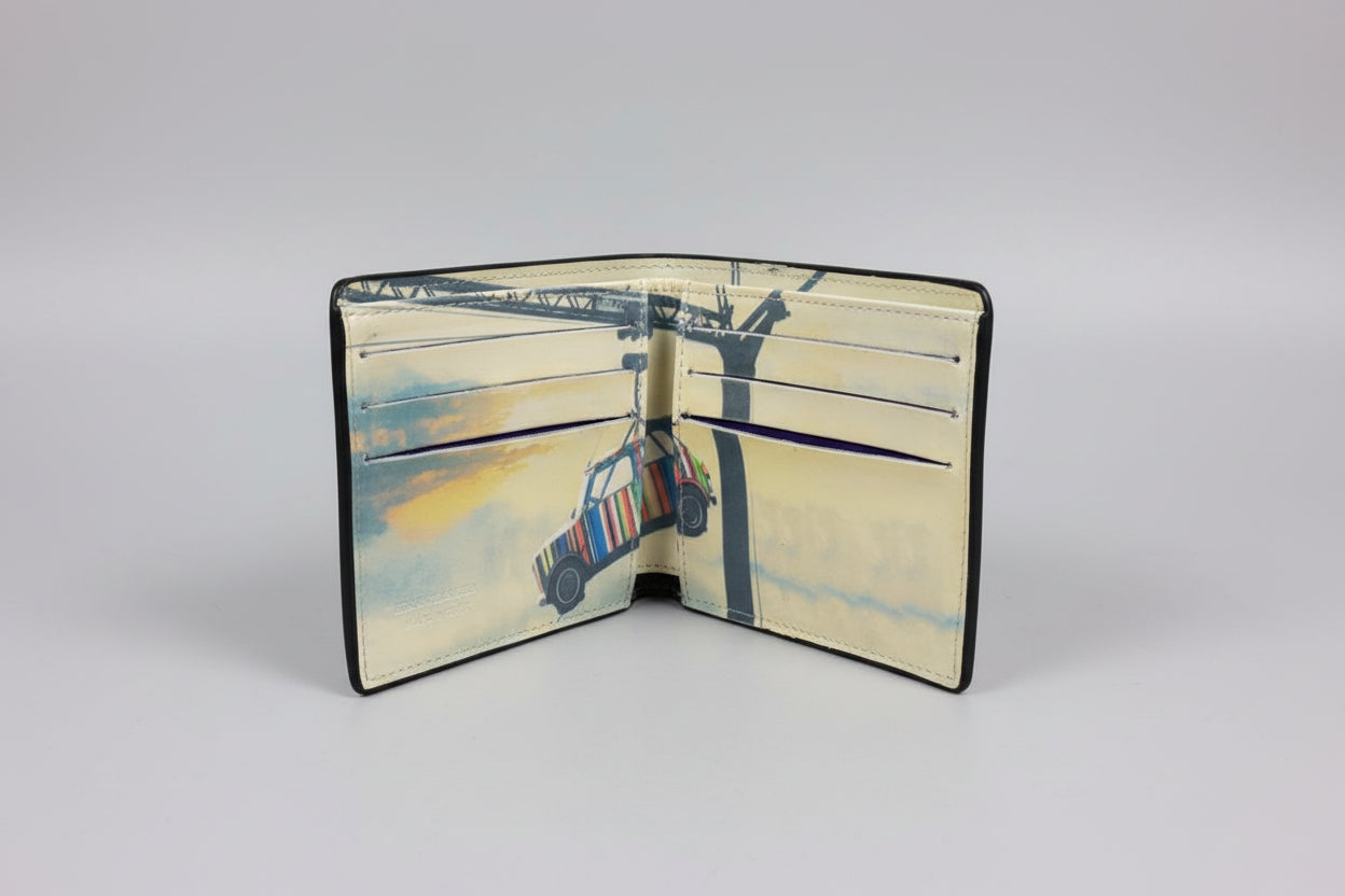 Paul Smith - Rare Mini Cooper & Crane Leather Wallet - USED VGC