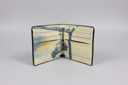 Paul Smith - Rare Mini Cooper & Crane Leather Wallet - USED VGC