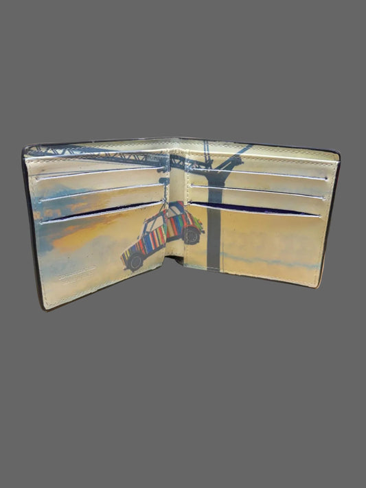 Paul Smith - Rare Mini Cooper & Crane Leather Wallet - USED VGC